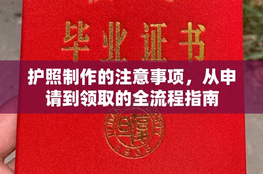孝义护照制作的注意事项，从申请到领取的全流程指南